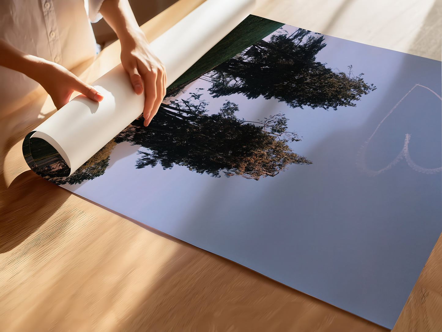Print Fine Art - Love Above The Trees